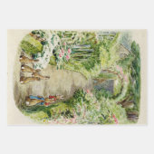 ピーターザラビットガーデン赤ちゃんシャワー ラッピングペーパーシート (正面2)