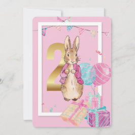 ピーターザラビットセカンド誕生日招待状 招待状