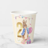 ピーターザラビットセカンド誕生日 紙コップ (正面)