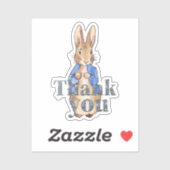ピーターザラビットデコレーションサンキューユユー文字 シール (シート)