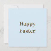 ピーターザラビットハッピーイースター カード (裏面)