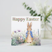 ピーターザラビットハッピーイースター サンキューカード (スタンド正面)