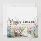 ピーターザラビットハッピーイースター サンキューカード (裏面)