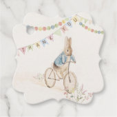 ピーターザラビットバニー男女兼用ブックスベビー フェイバータグ (正面)