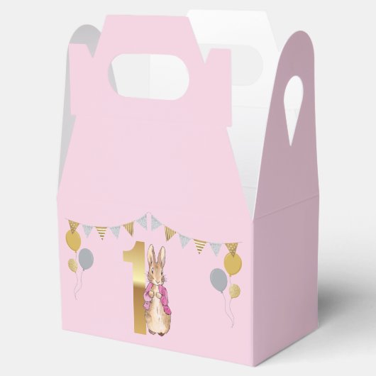ピーターザラビットピンクジャケットファースト誕生日 フェイバーボックス (オープン)