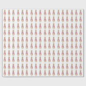 ピーターザラビットピンクジャケット ラッピングペーパー (フラット)