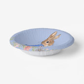 ピーターザラビットピンクフローラリース ペーパーボウル (傾斜あり)