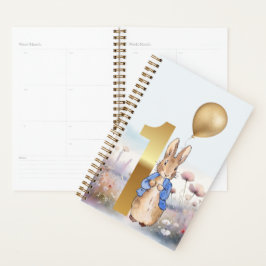 ピーターザラビットファースト誕生日ワイルドフラワー プランナー手帳