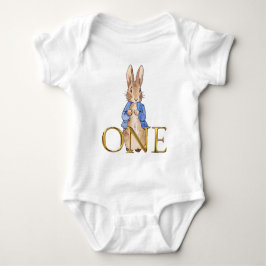 ピーターザラビットファースト誕生日ワン ベビーボディスーツ