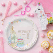 ピーターザラビットファースト誕生日紙プレート ペーパープレート (パーティー)