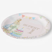 ピーターザラビットファースト誕生日紙プレート ペーパープレート (アングル)