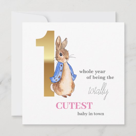 ピーターザラビットファースト誕生日 (正面)