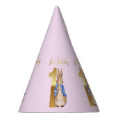 ピーターザラビットファースト誕生日 パーティーハット (右)