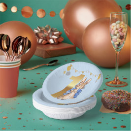 ピーターザラビットファースト誕生日 ペーパーボウル