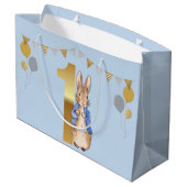 ピーターザラビットファースト誕生日 ラージペーパーバッグ (裏面アングル)