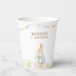 ピーターザラビットファースト誕生日 紙コップ