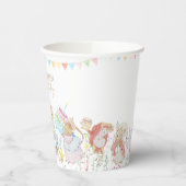 ピーターザラビットファースト誕生日 紙コップ (左)