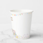 ピーターザラビットファースト誕生日 紙コップ (左)