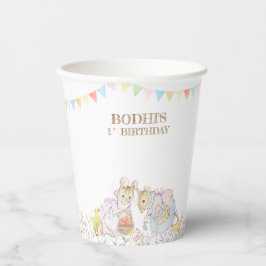 ピーターザラビットファースト誕生日 紙コップ