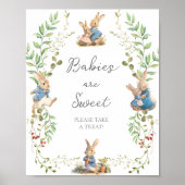 ピーターザラビットボタニカルベビーは甘い ポスター (正面)