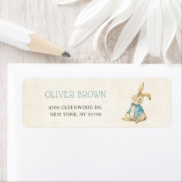 ピーターザラビットボーイ1st誕生日パーティー ラベル