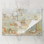 ピーターザラビットランチョンマット-子供の誕生日パーティー ペーパーパッド (折り畳み)