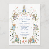 ピーターザラビットワイルドフラワーベイビーシャワー ポストカード (正面)