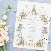 ピーターザラビットワイルドフラワーベイビーシャワー ポストカード