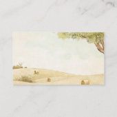 ピーターザラビットヴィンテージパステルベビーシャワー エンクロージャーカード (裏面)