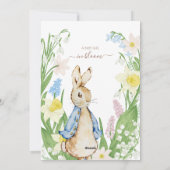 ピーターザラビット春開花イースターベイビーシャワー シーズンカード (裏面)