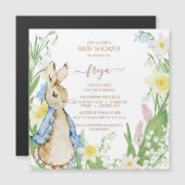 ピーターザラビット春開花ブルーベビーシャワー (正面/裏面)