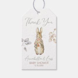 ピーターザラビット秋秋冬ベビーシャワー ギフトタグ