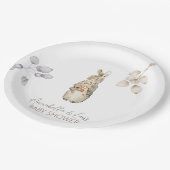 ピーターザラビット秋秋冬ベビーシャワー ペーパープレート (アングル)