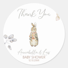 ピーターザラビット秋秋冬ベビーシャワー ラウンドシール