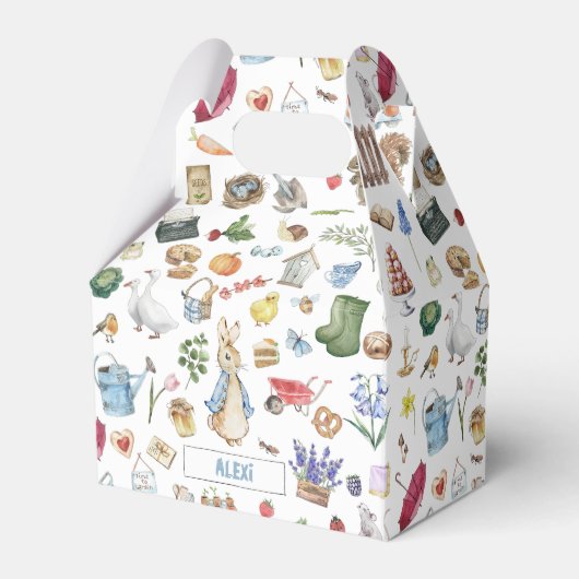 ピーターザラビット誕生日お願いボックス フェイバーボックス (正面サイド)