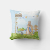 ピーターザラビット誕生日ガーデンパーティー クッション (正面)