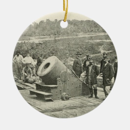 ピーターズバーグのSiege Mortar内戦の独裁者 セラミックオーナメント (正面)