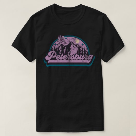 ピーターズバーグ, アラスカ州 Tシャツ (デザイン正面)