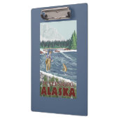 ピーターズバーグ、アラスカ-はえの漁師 クリップボード (左)