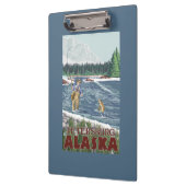 ピーターズバーグ、アラスカ-はえの漁師 クリップボード (左)