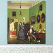 ピーターセンファミリーバランスbyヴィルヘルムフェルディナンド キャンバスプリント (インサイチュ (ウッドフロア))