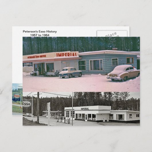 ピーターソンファミリー履歴はがき ポストカード (正面/裏面)