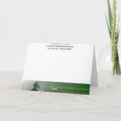 ピーターバラのカヌー カード (裏面)