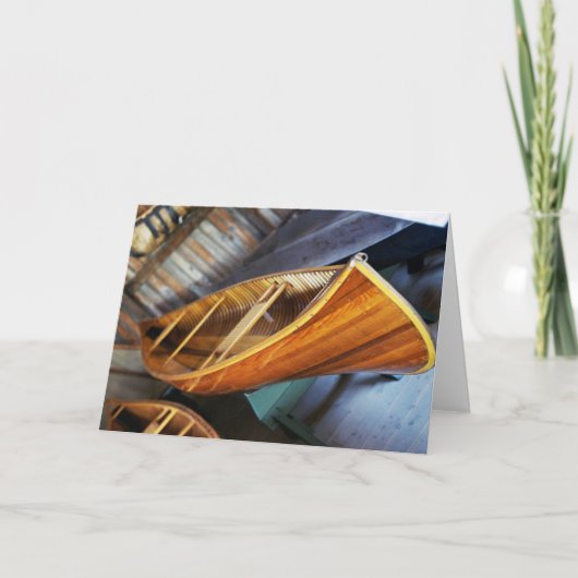 ピーターバラのカヌー カード (正面)