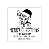 ピーターバルキャット差出人住所 ラバースタンプ (インプリント)