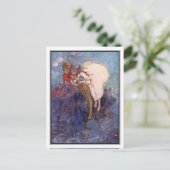 ピーターパンとウェンディbyアリス・B・ウッドワード ポストカード (スタンド正面)