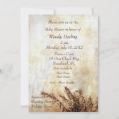 ピーターパンアズベビー-ベビー飛んでいるシャワー招待状 招待状 (裏面)