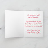 「ピーターパンシュガーピーズ」誕生日カード カード (内部)