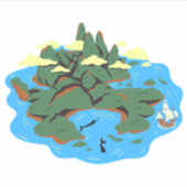 ピーターパンネバーランドアイランド シール (正面)