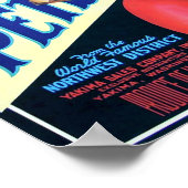 ピーターパンブランドノースウェストリンゴヤキマワシントン ポスター (角)